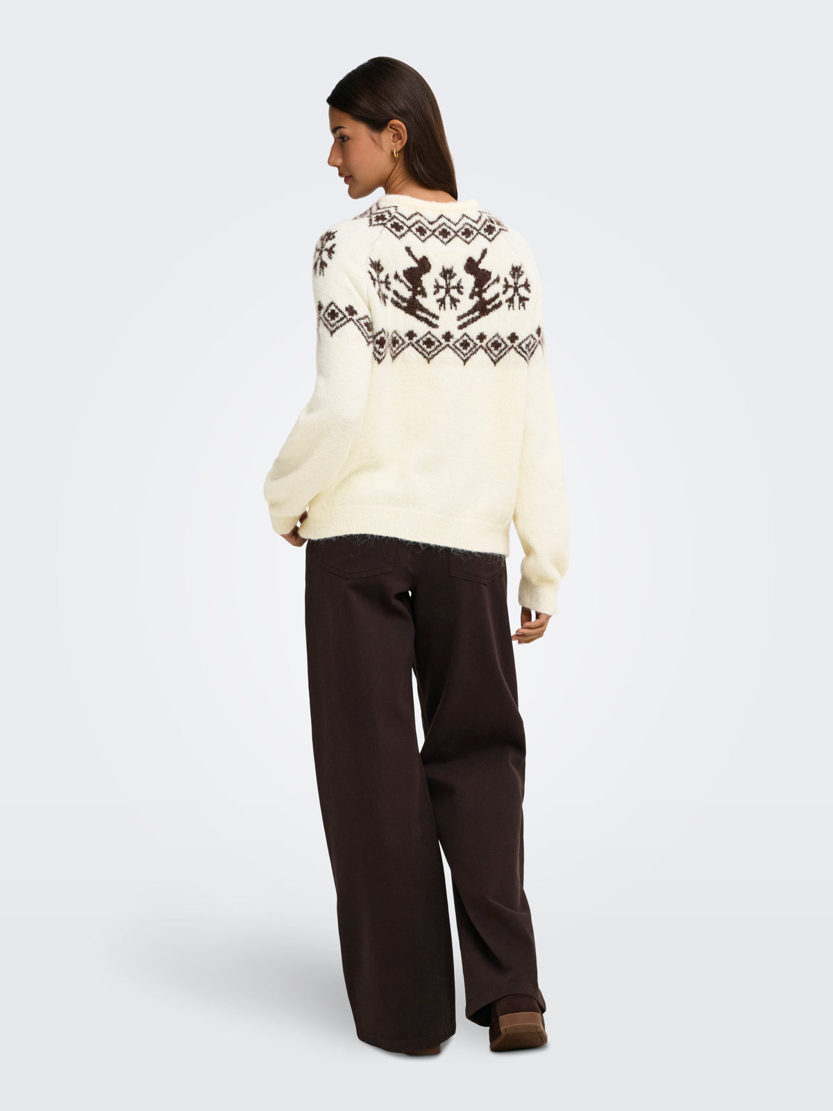 ONLXMAS ALPA LS O-NECK KNT