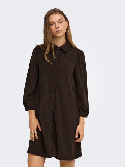 ONLLIAS L/S CORD DRESS PNT BF