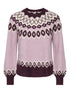 ONLRUSTY LS FAIR ISLE O-NECK BF KNT