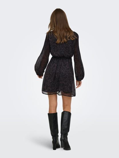 ONLSTAR PENINNA LS SHORT DRESS WVN