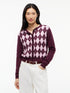 TJW ESS CREW CARDIGAN ARGYLE EXT
