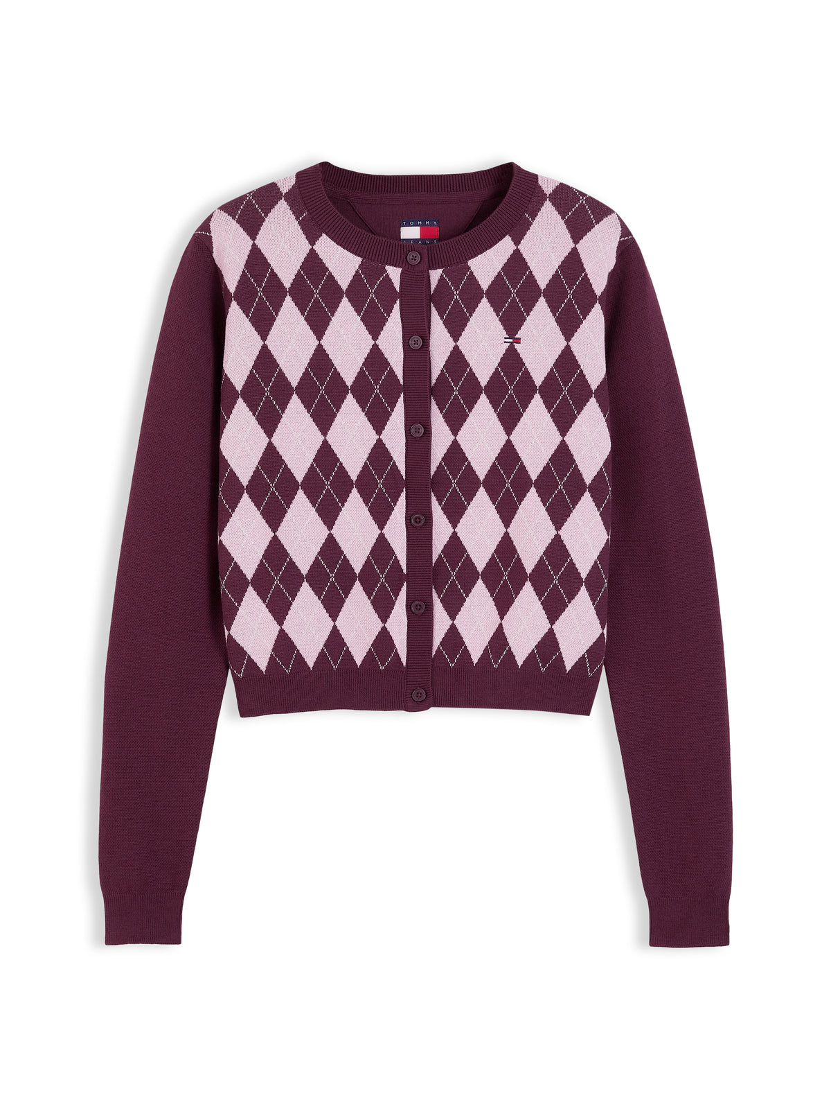 TJW ESS CREW CARDIGAN ARGYLE EXT
