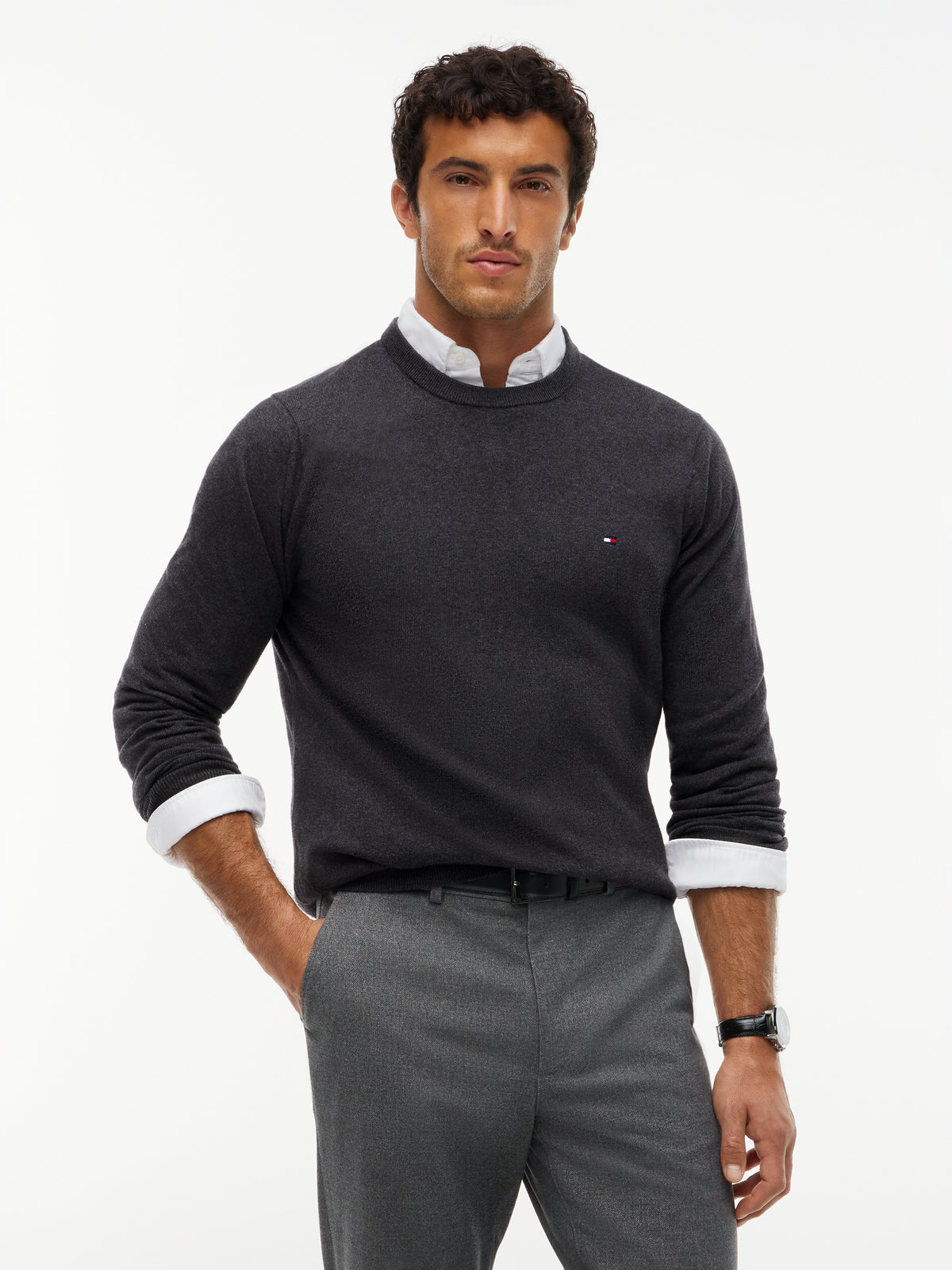 PIMA ORG CTN CASHMERE CREW NECK
