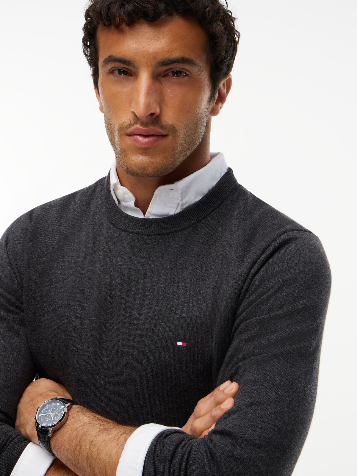 PIMA ORG CTN CASHMERE CREW NECK