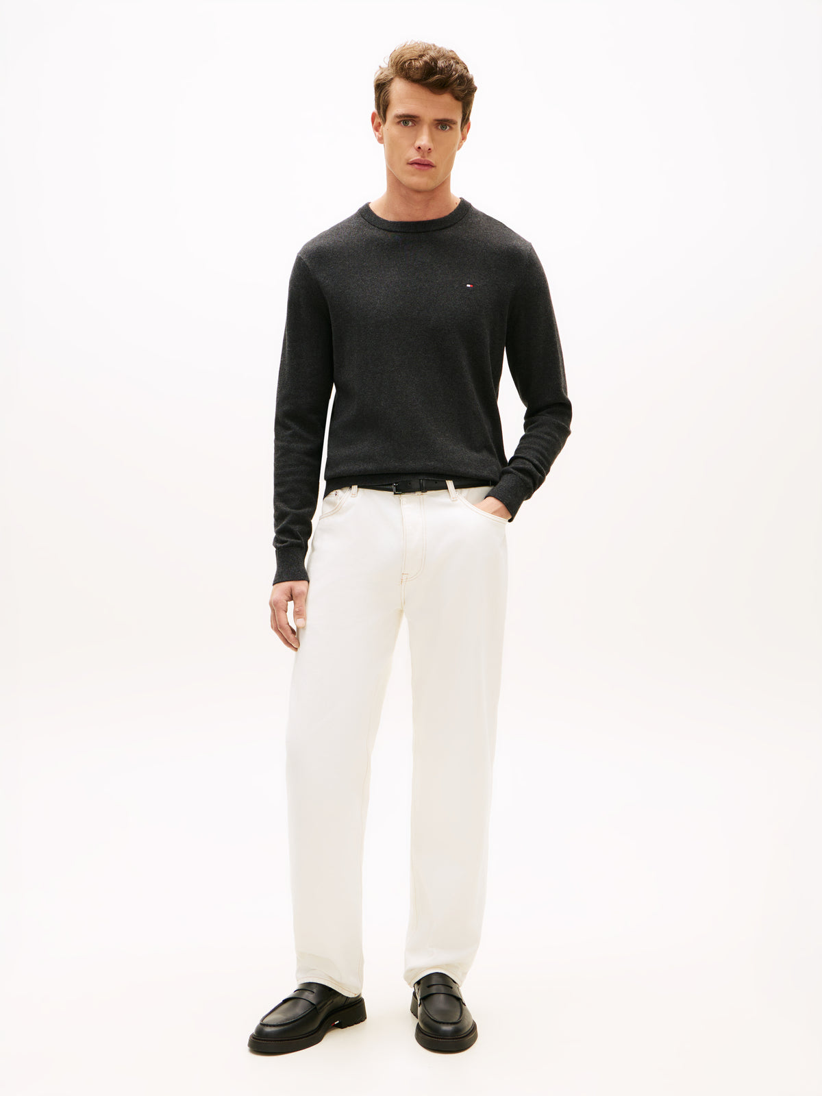 PIMA ORG CTN CASHMERE CREW NECK