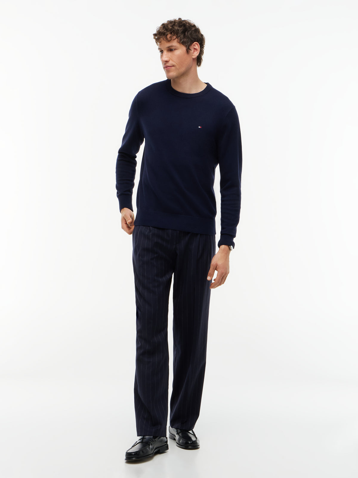 PIMA ORG CTN CASHMERE CREW NECK