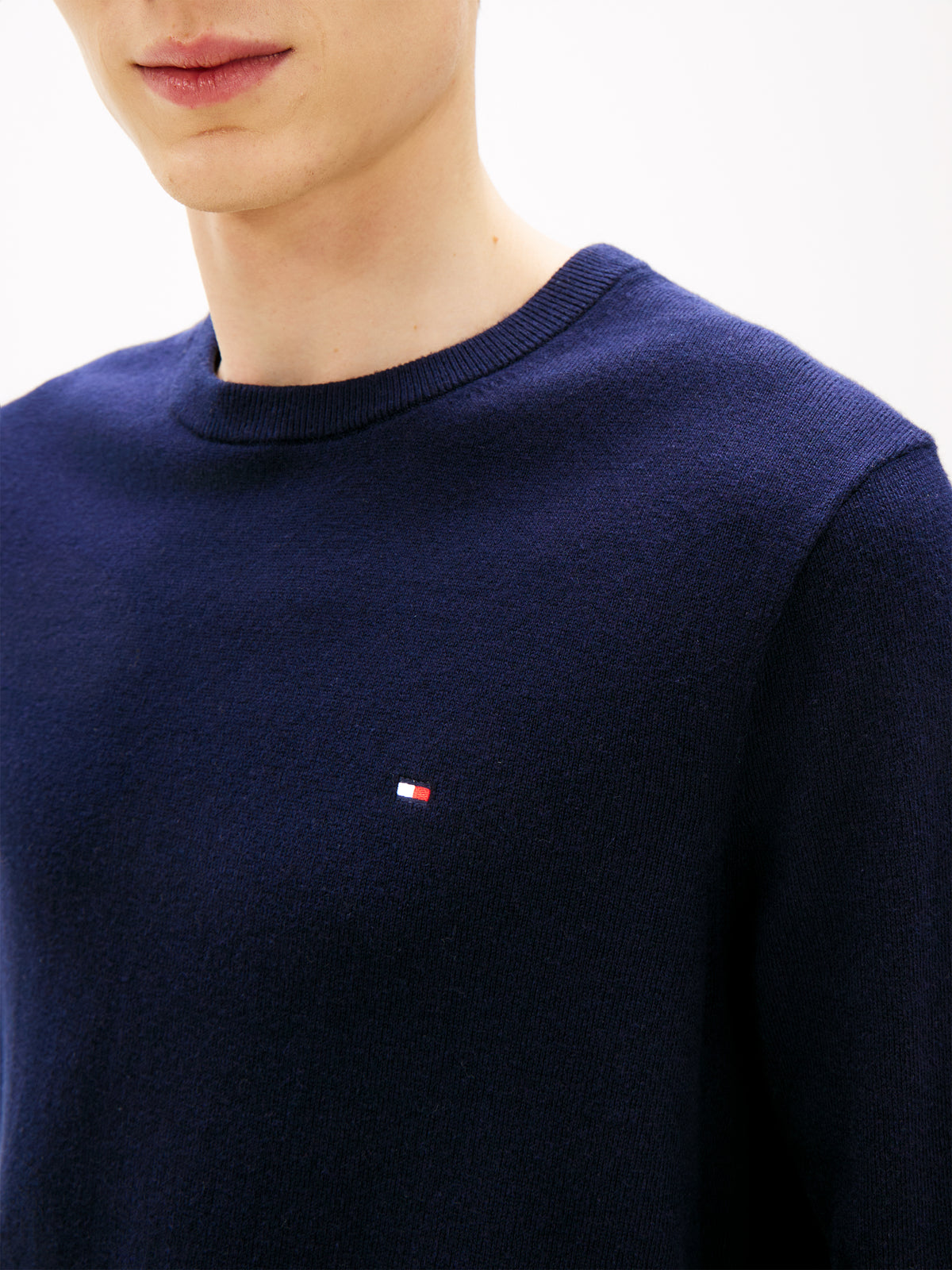 PIMA ORG CTN CASHMERE CREW NECK