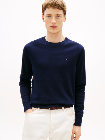 PIMA ORG CTN CASHMERE CREW NECK