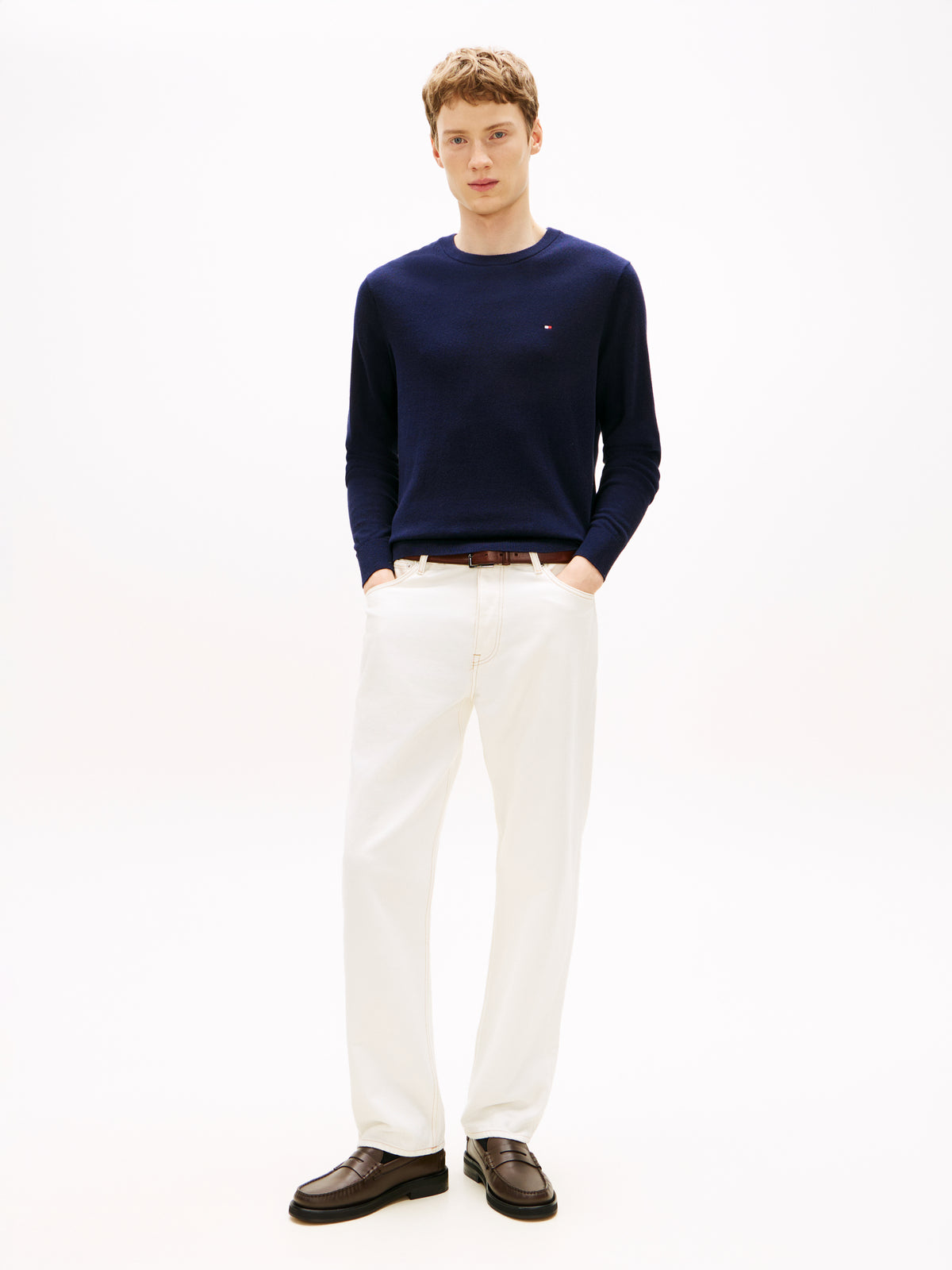 PIMA ORG CTN CASHMERE CREW NECK