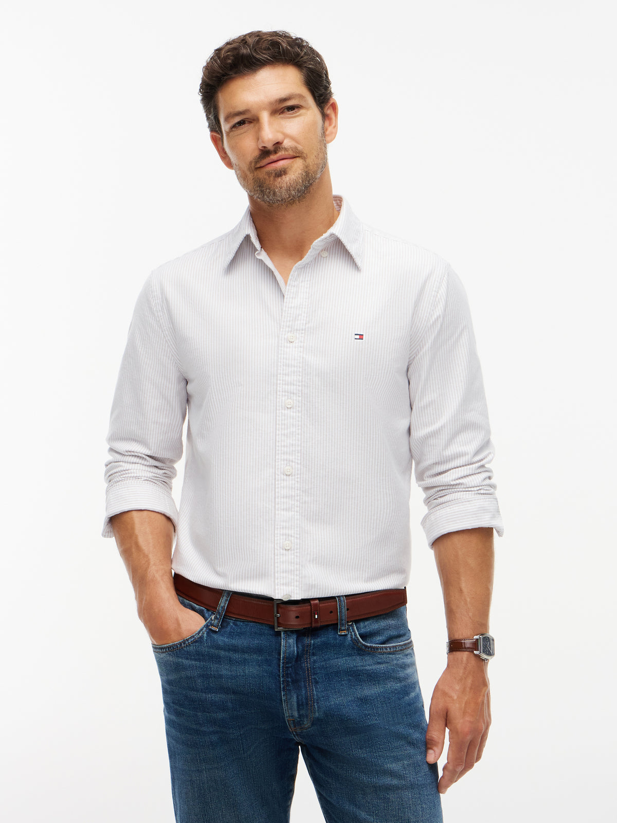 HERITAGE OXFORD STRIPE RF SHIRT