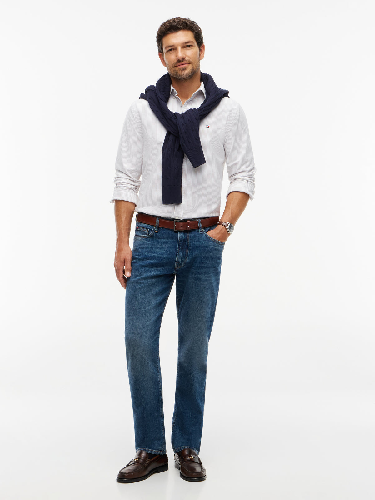 HERITAGE OXFORD STRIPE RF SHIRT