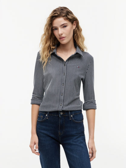 1985 SLIM PIQUE BTN DOWN LS