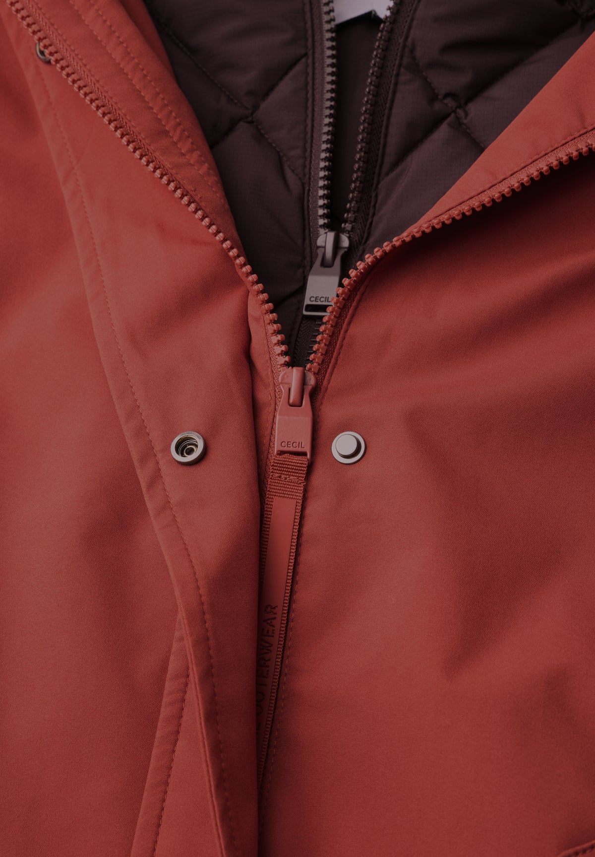 2-in-1 Jacke mit Steppwesten-Inlay