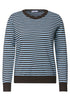 Pullover mit Rundhals und Streifen