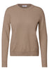 Pullover in Unifarbe mit Rundhals