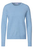 Pullover in Unifarbe mit Rundhals