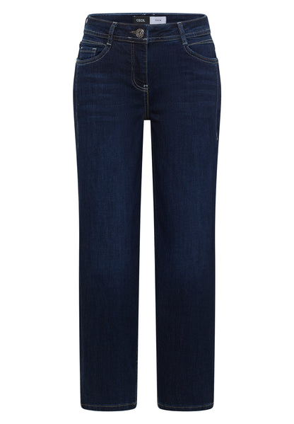High Waist Barrel Leg Jeans im Loose Fit