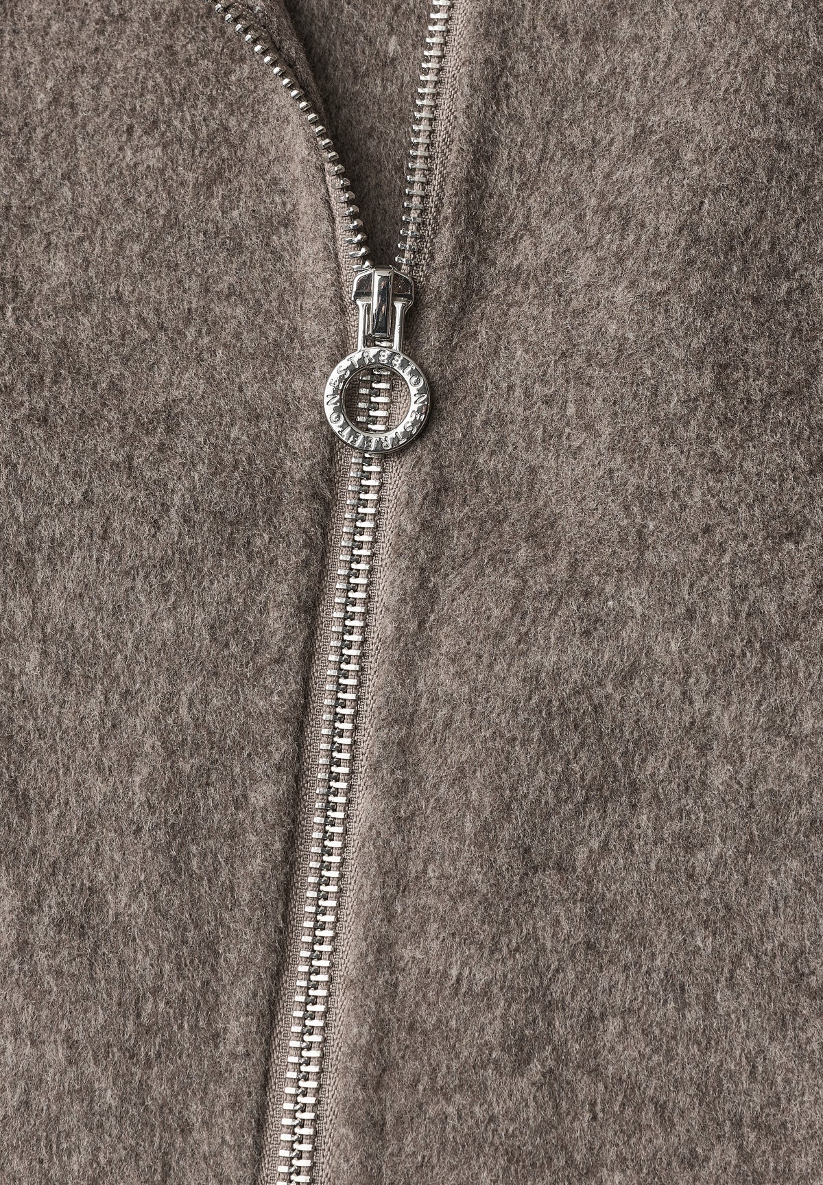 Jacke mit Wollanteil und abnehmbarer Kapuze