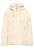 Teddy-Jacke mit Softshell-Kapuze