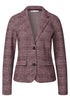 Blazer mit Karomuster und Knöpfen