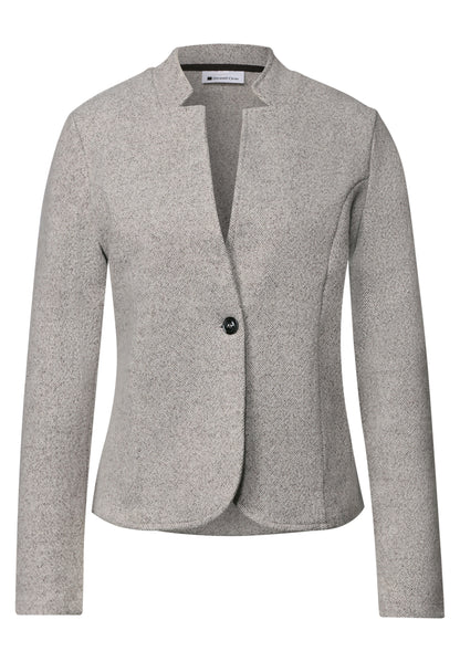 Blazer mit Herringbone-Muster
