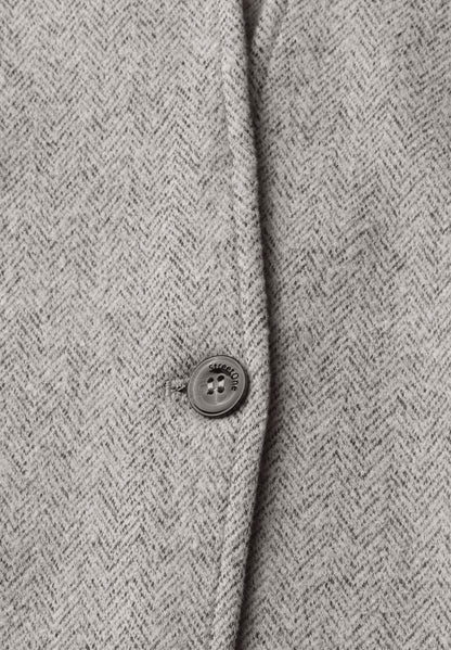 Blazer mit Herringbone-Muster