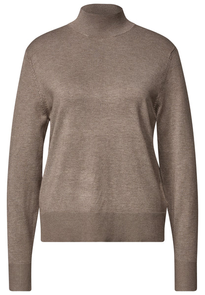 Basic Pullover mit Turtle Neck