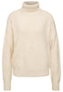 Pullover mit Rollkragen und Strukturmix