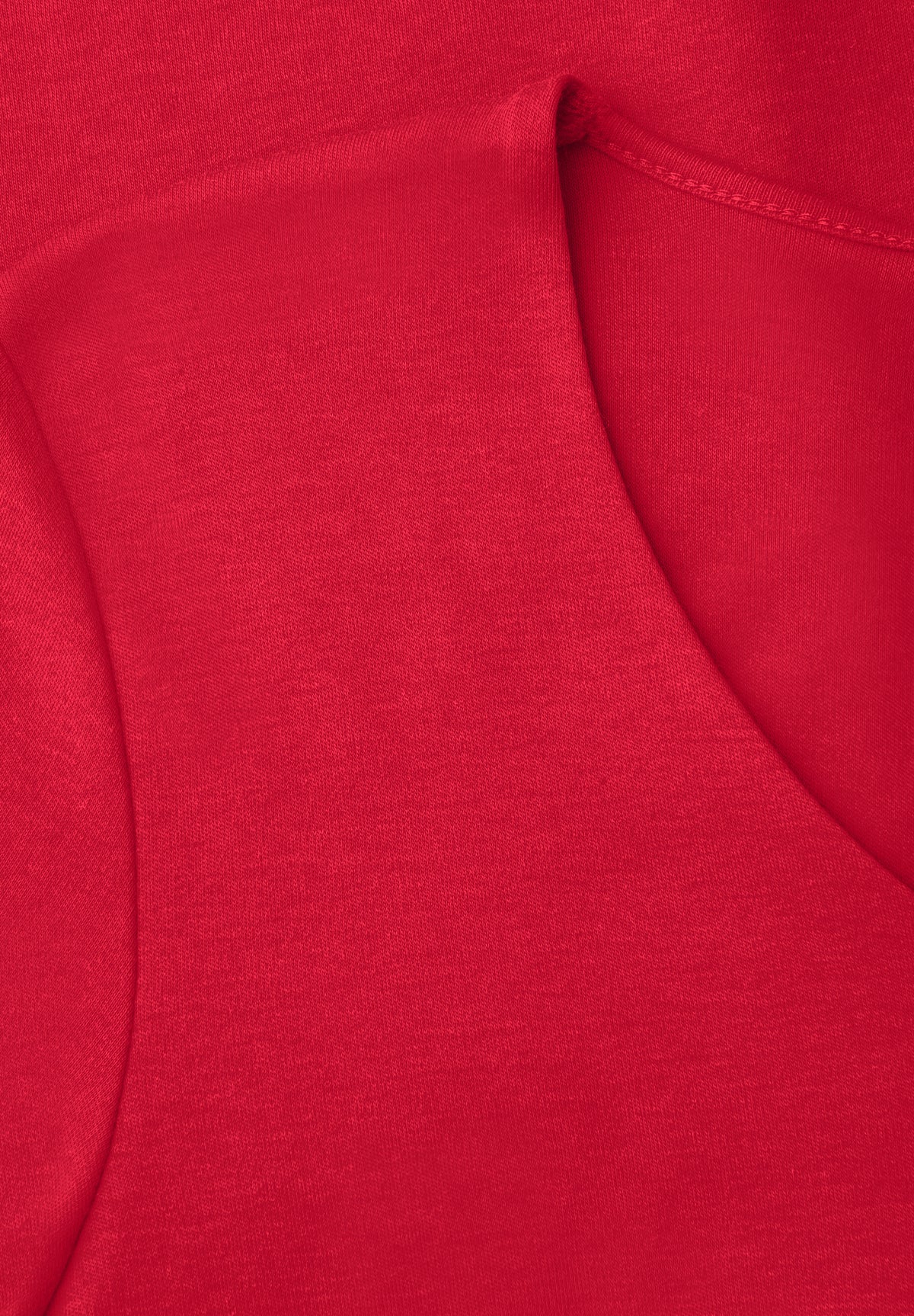 Basic T-Shirt mit V-Neck in Unifarbe