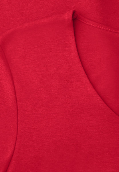 Basic T-Shirt mit V-Neck in Unifarbe