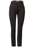 High Waist Skinny Leg Hose aus Velours