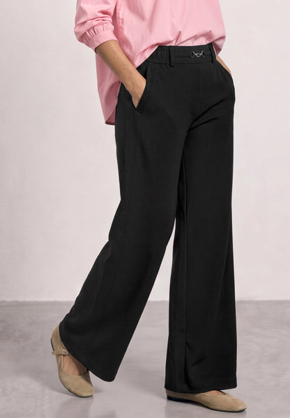 High Waist Straight Leg Hose im Casual Fit