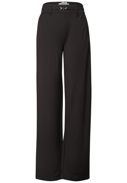 High Waist Straight Leg Hose im Casual Fit