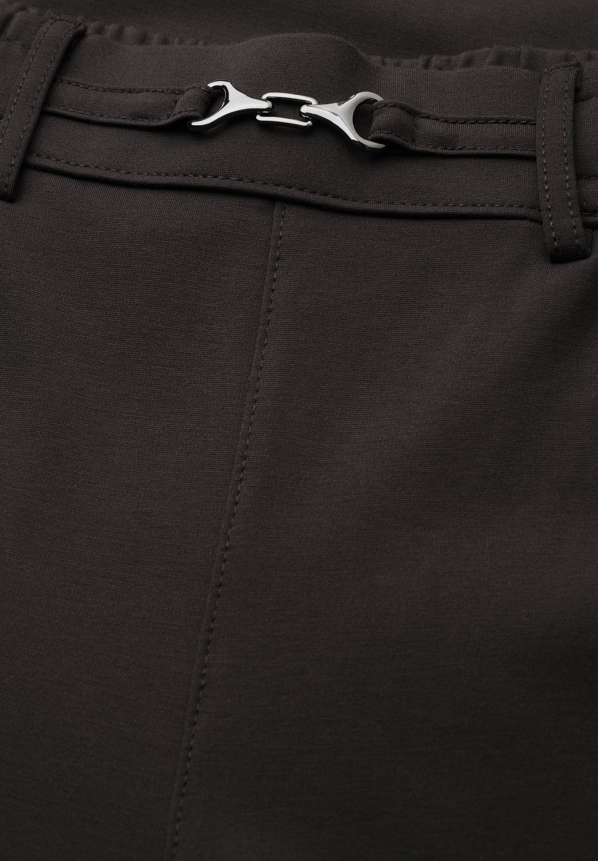 High Waist Straight Leg Hose im Casual Fit