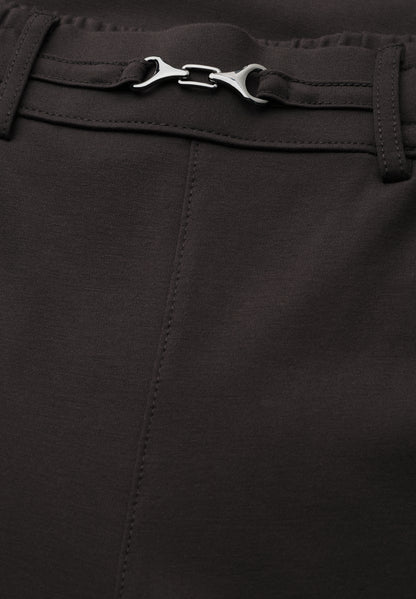 High Waist Straight Leg Hose im Casual Fit