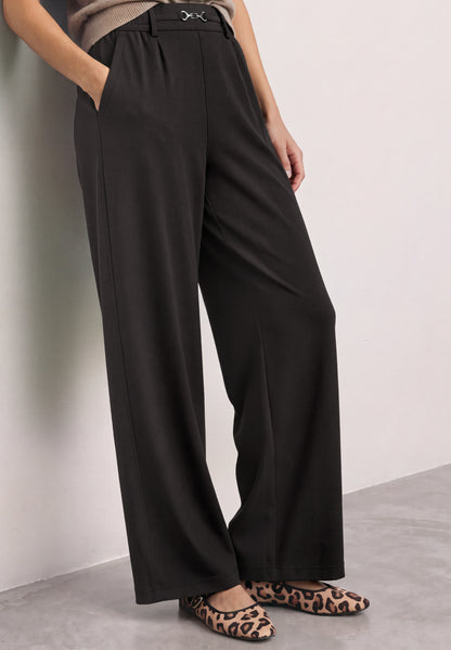 High Waist Straight Leg Hose im Casual Fit