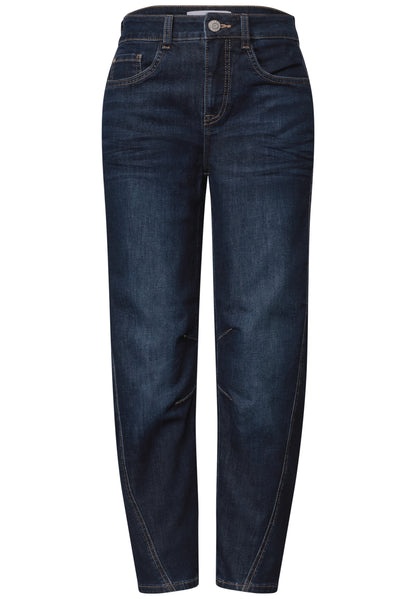 High Waist Barrel Leg Jeans im Loose Fit