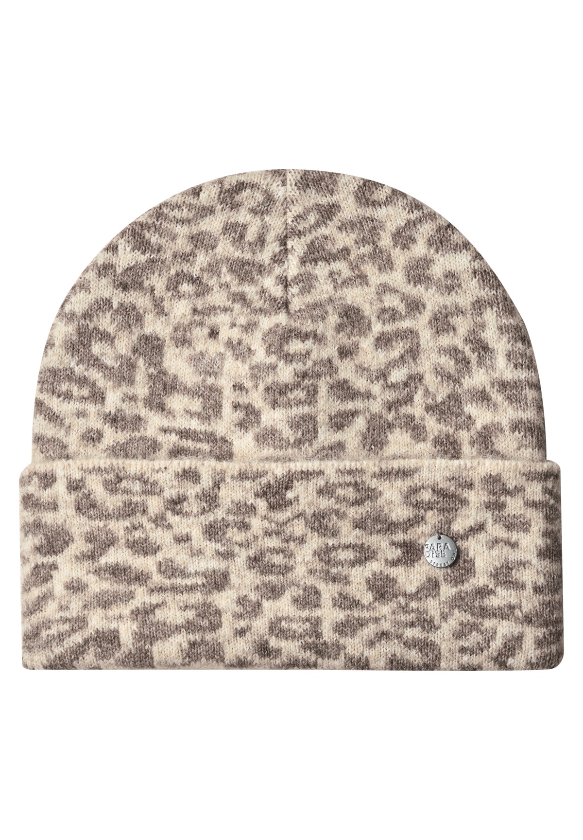 Jacquard Beanie mit Leo-Muster