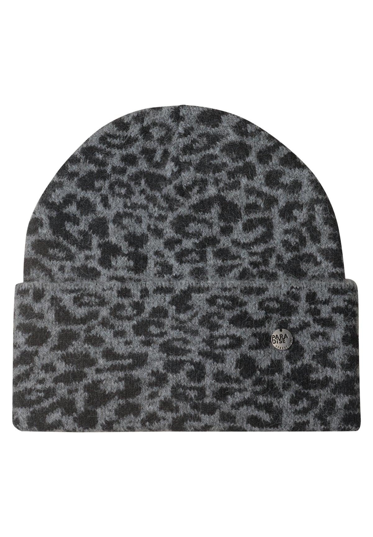Jacquard Beanie mit Leo-Muster