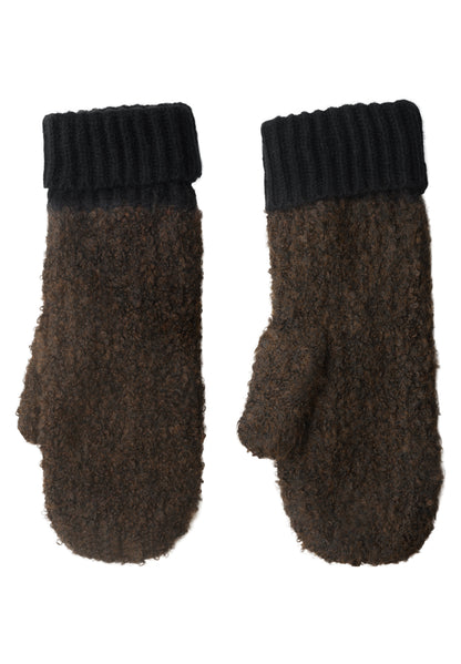 Bouclé-Mix Fäustlinge