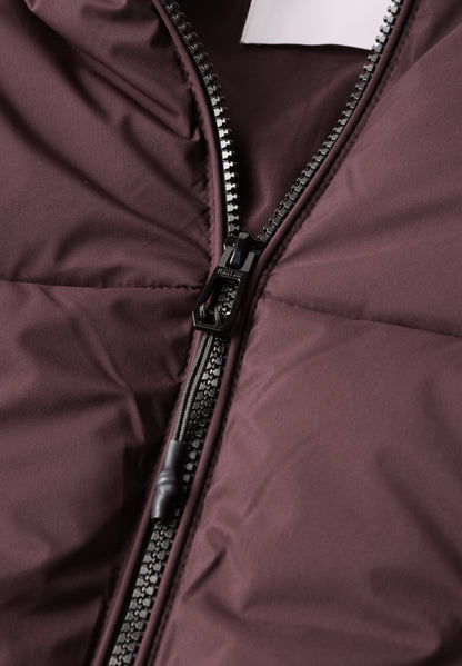 Kurze Puffer Jacke mit Kapuze