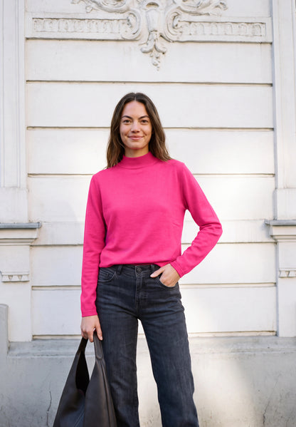 Langarm Pullover mit Turtle Neck