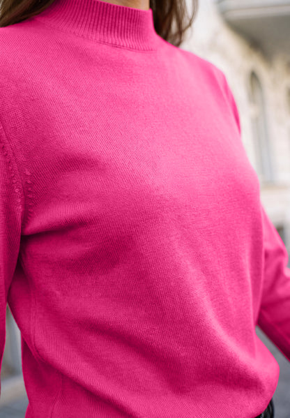 Langarm Pullover mit Turtle Neck