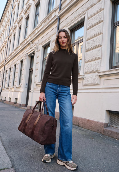 Langarm Pullover mit Turtle Neck