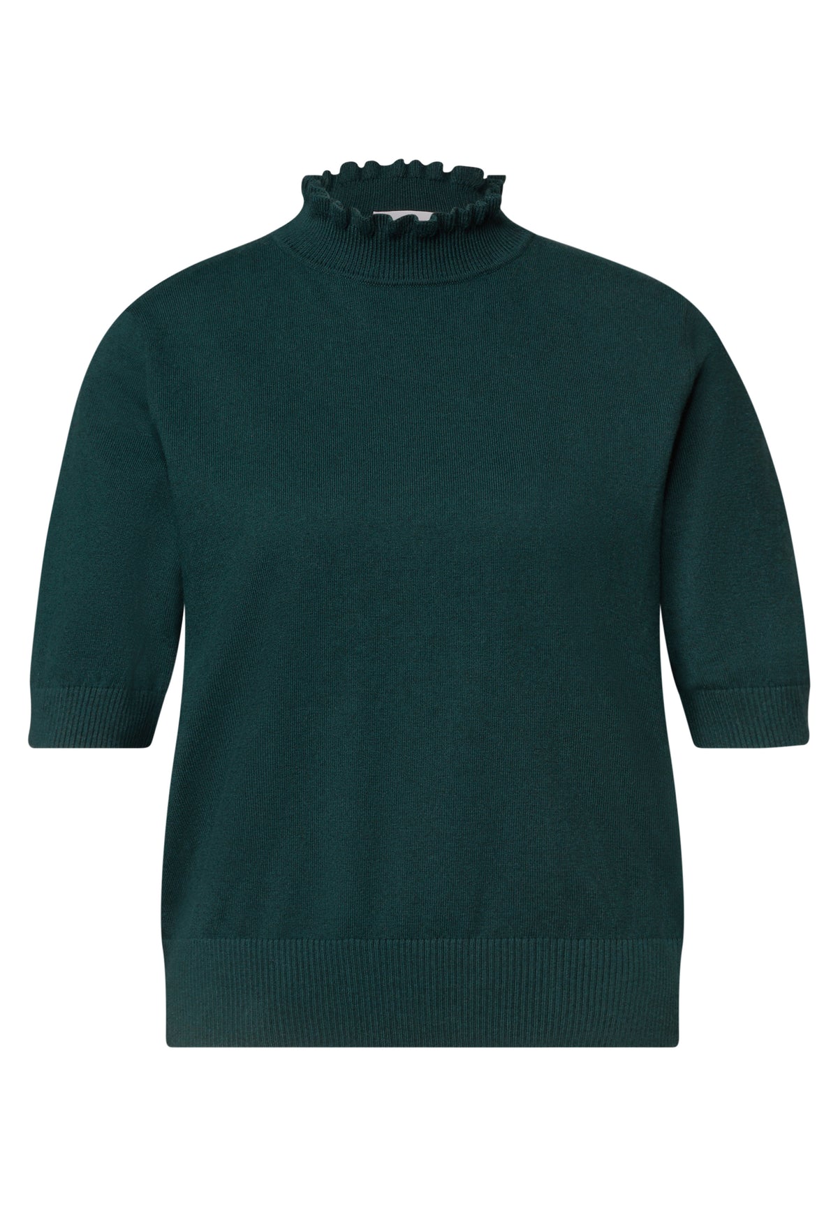 Kurzarm Pullover mit Turtle Neck