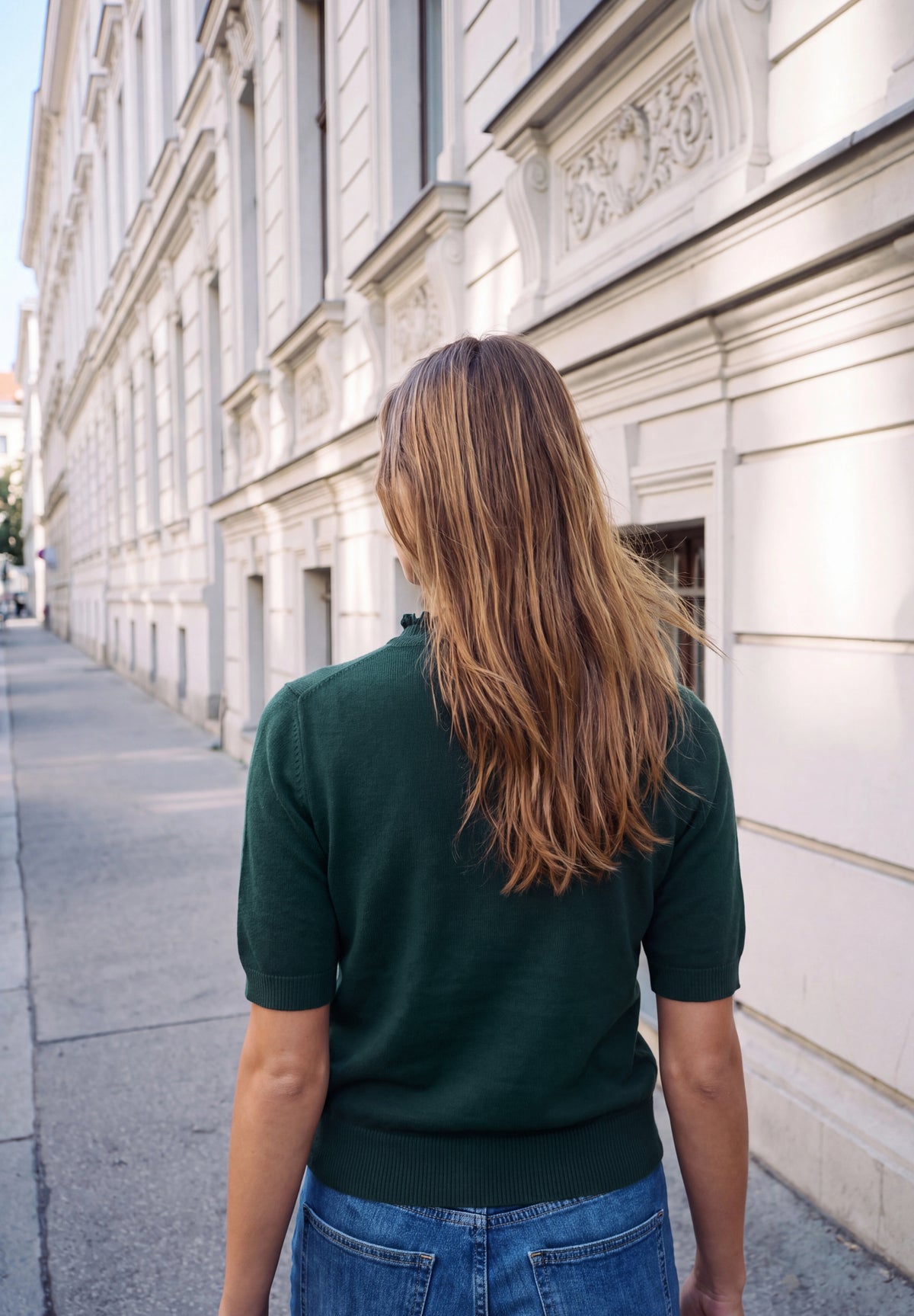 Kurzarm Pullover mit Turtle Neck