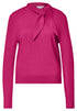 Langarm Pullover mit Schalkragen