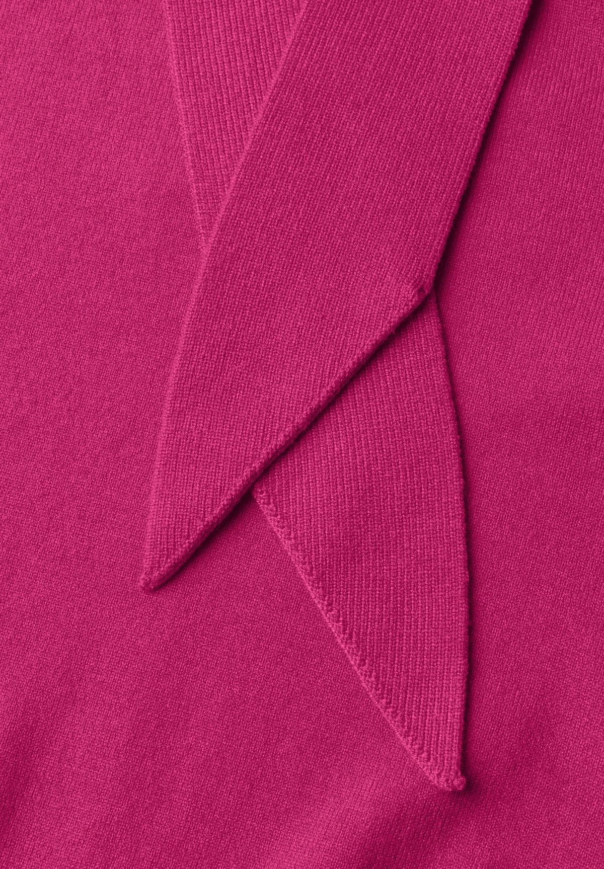 Langarm Pullover mit Schalkragen