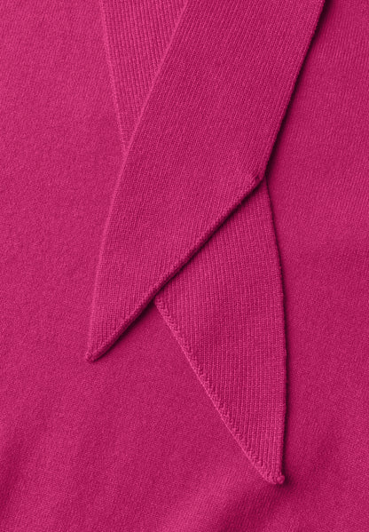 Langarm Pullover mit Schalkragen