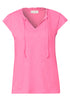 Dropped Shoulder Shirt mit Split Neck